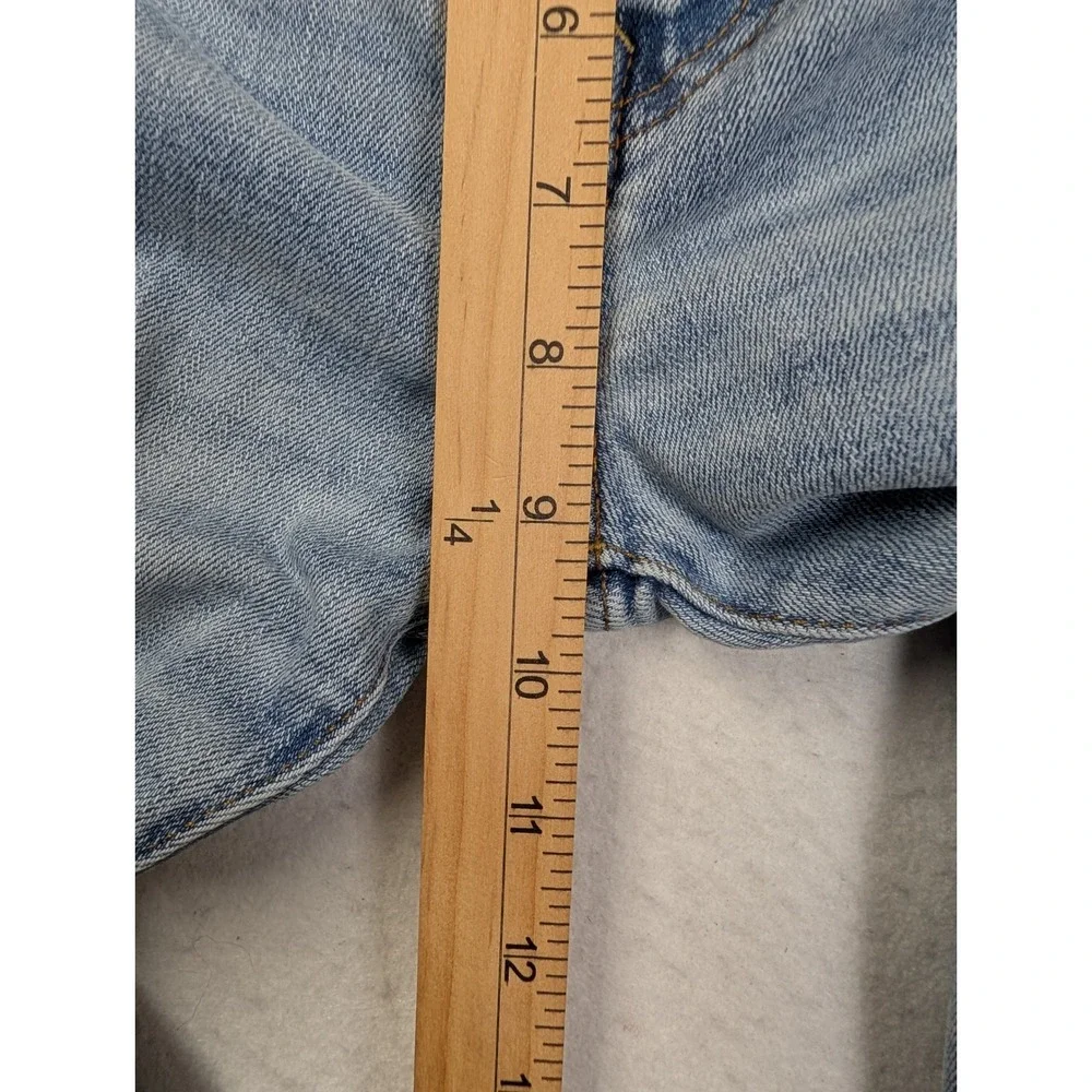 American Eagle Mens Slim Straight Jeans 30 x 32 Airflex+ Light Wash Blue
